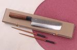 Couteau nakiri 17cm japonais Shizu Hamono Gen VG10 damas