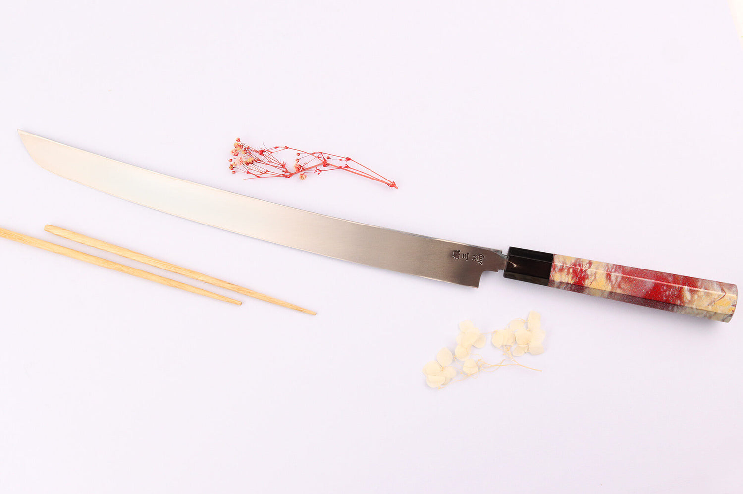 Couteau sakimaru takohiki 39cm japonais artisanal Sakai Takayuki Rinka
