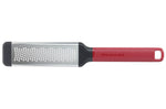 Râpe Kitchen Aid grains fins en acier inoxydable - Rouge