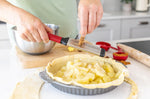 Râpe Kitchen Aid grains fins en acier inoxydable - Rouge