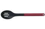 Cuillère ajourée Kitchen Aid en nylon 34cm - Rouge
