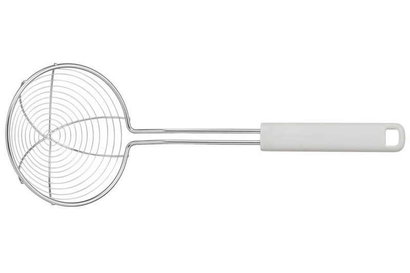 Écumoire Kitchen Aid en acier inoxydable 36,5cm - Blanc porcelaine