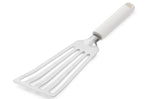 Spatule de cuisine ajourée Kitchen Aid en acier inoxydable 31,5cm - Blanc porcelaine