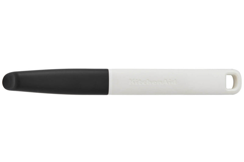 Éplucheur Kitchen Aid Euro lame dentée double tranchant en acier inoxydable - Blanc porcelaine
