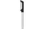 Éplucheur Kitchen Aid Euro lame dentée double tranchant en acier inoxydable - Blanc porcelaine