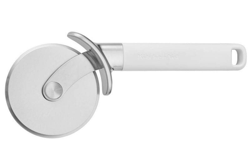 Roulette à pizza Kitchen Aid en acier inoxydable - Blanc porcelaine