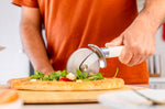 Roulette à pizza Kitchen Aid en acier inoxydable - Blanc porcelaine