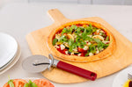 Roulette à pizza Kitchen Aid en acier inoxydable - Rouge