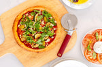 Roulette à pizza Kitchen Aid en acier inoxydable - Rouge