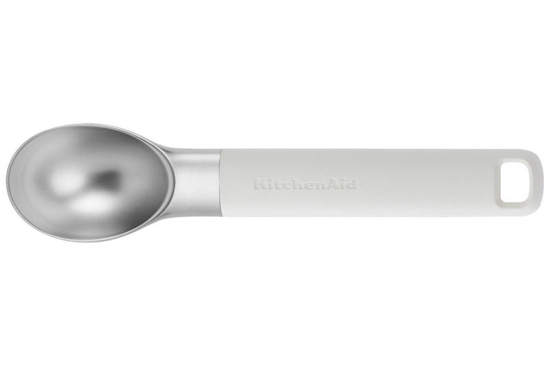 Cuillère à glace Kitchen Aid en acier inoxydable - Blanc porcelaine