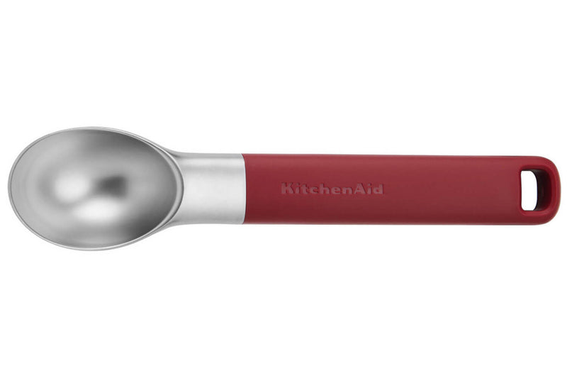 Cuillère à glace Kitchen Aid en acier inoxydable - Rouge
