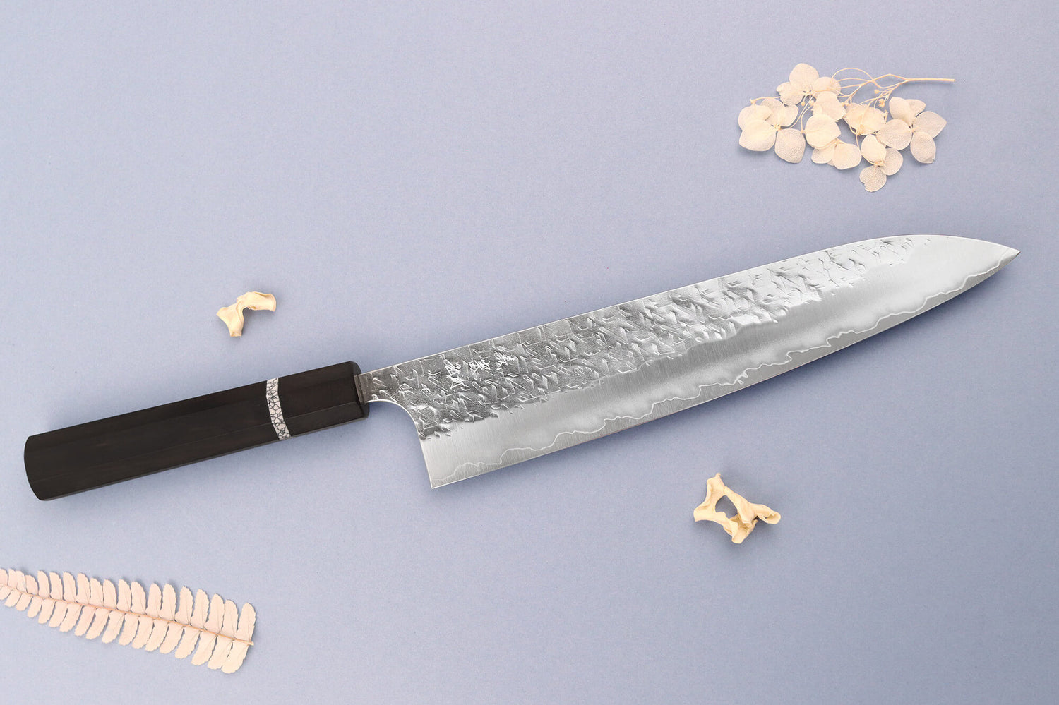 Couteau de chef 24cm japonais artisanal Yoshimi Kato Hyo SG2