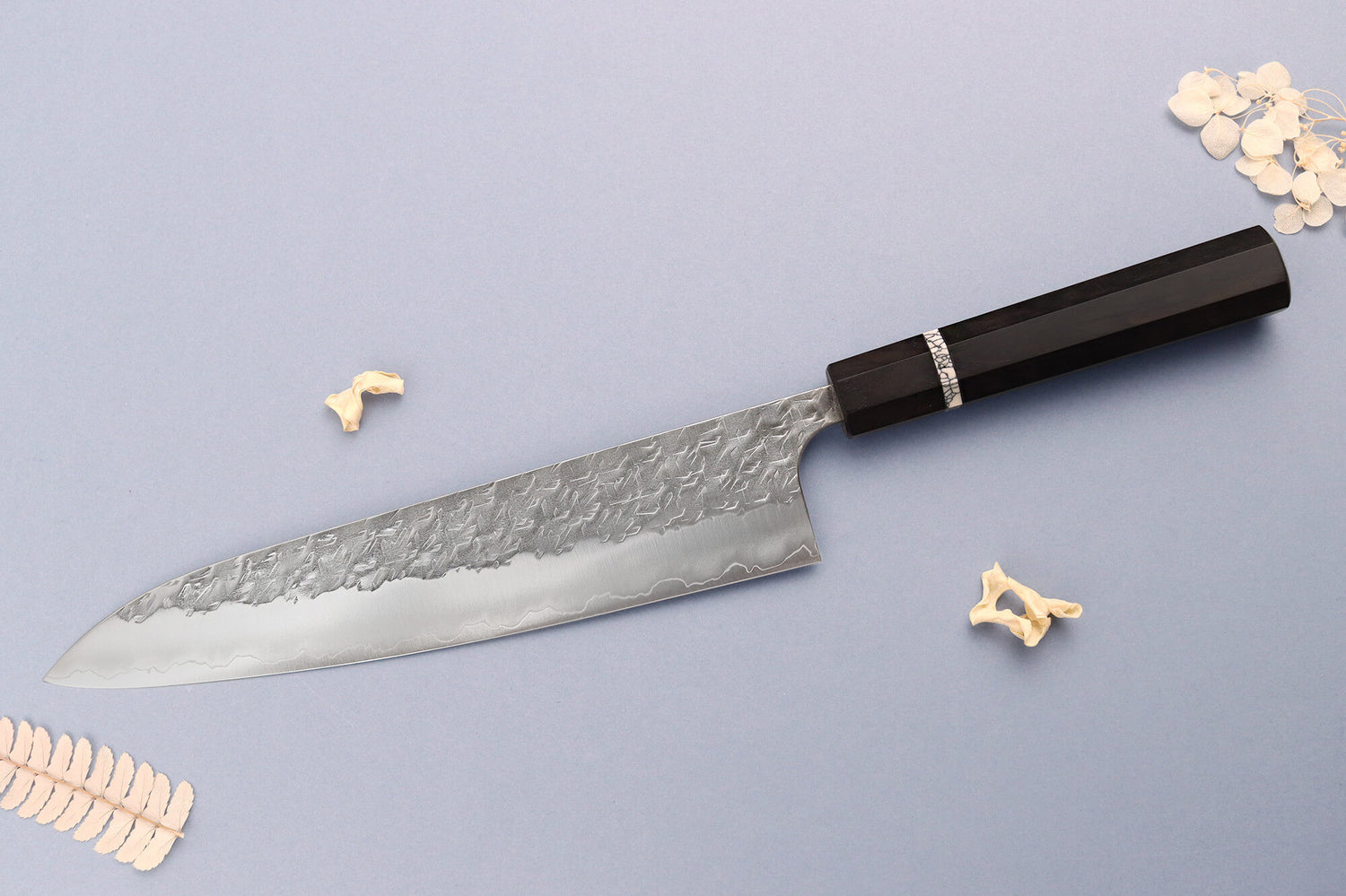 Couteau de chef 24cm japonais artisanal Yoshimi Kato Hyo SG2