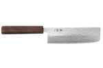 Couteau nakiri 16,5cm japonais artisanal Yuzo Enju Damas 440C
