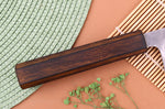 Couteau nakiri 16,5cm japonais artisanal Yuzo Enju Damas 440C