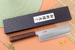 Couteau nakiri 16,5cm japonais artisanal Yuzo Enju Damas 440C