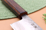 Couteau nakiri 16,5cm japonais artisanal Yuzo Enju Damas 440C