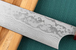 Couteau sujihiki japonais artisanal Masagake Kiri 27cm damas 49 couches