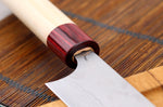 Couteau sujihiki japonais artisanal Masagake Kiri 27cm damas 49 couches