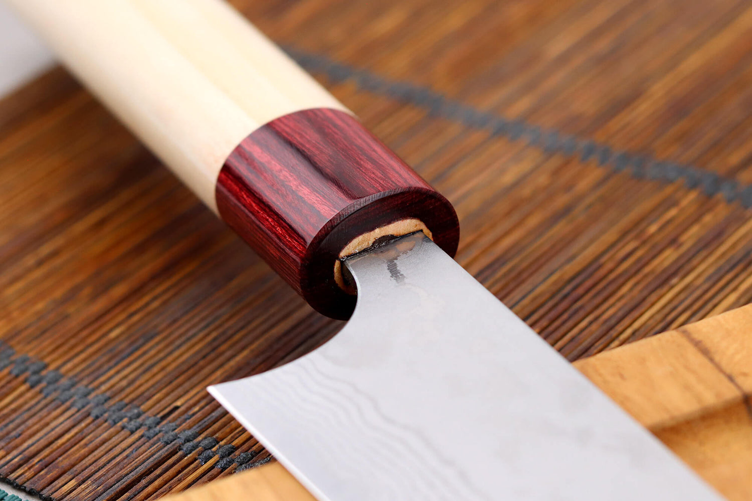 Couteau sujihiki japonais artisanal Masagake Kiri 27cm damas 49 couches
