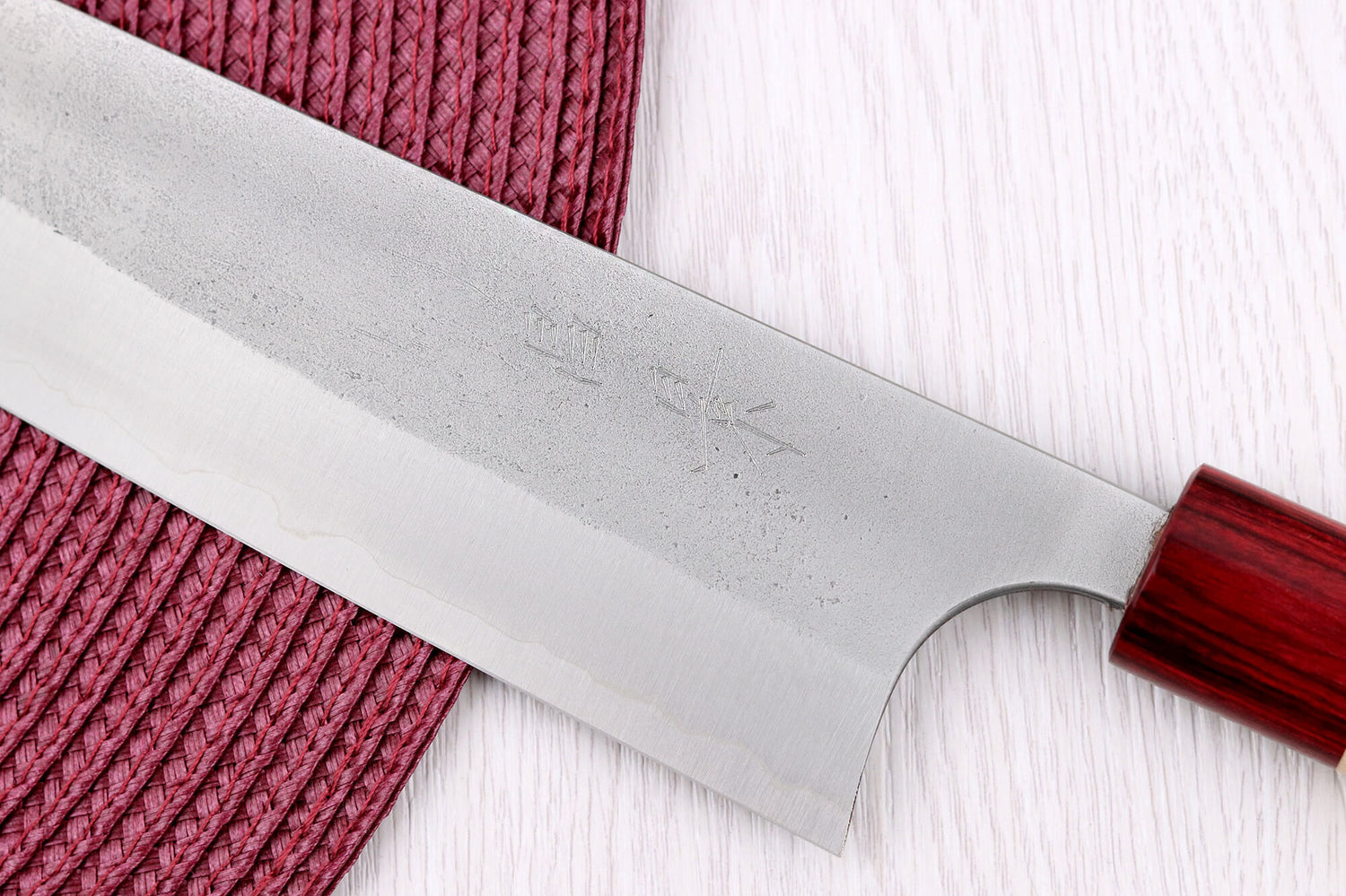 Couteau de chef 24cm japonais artisanal Masakage Yuki Shirogami 2