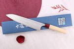 Couteau de chef 24cm japonais artisanal Masakage Yuki Shirogami 2