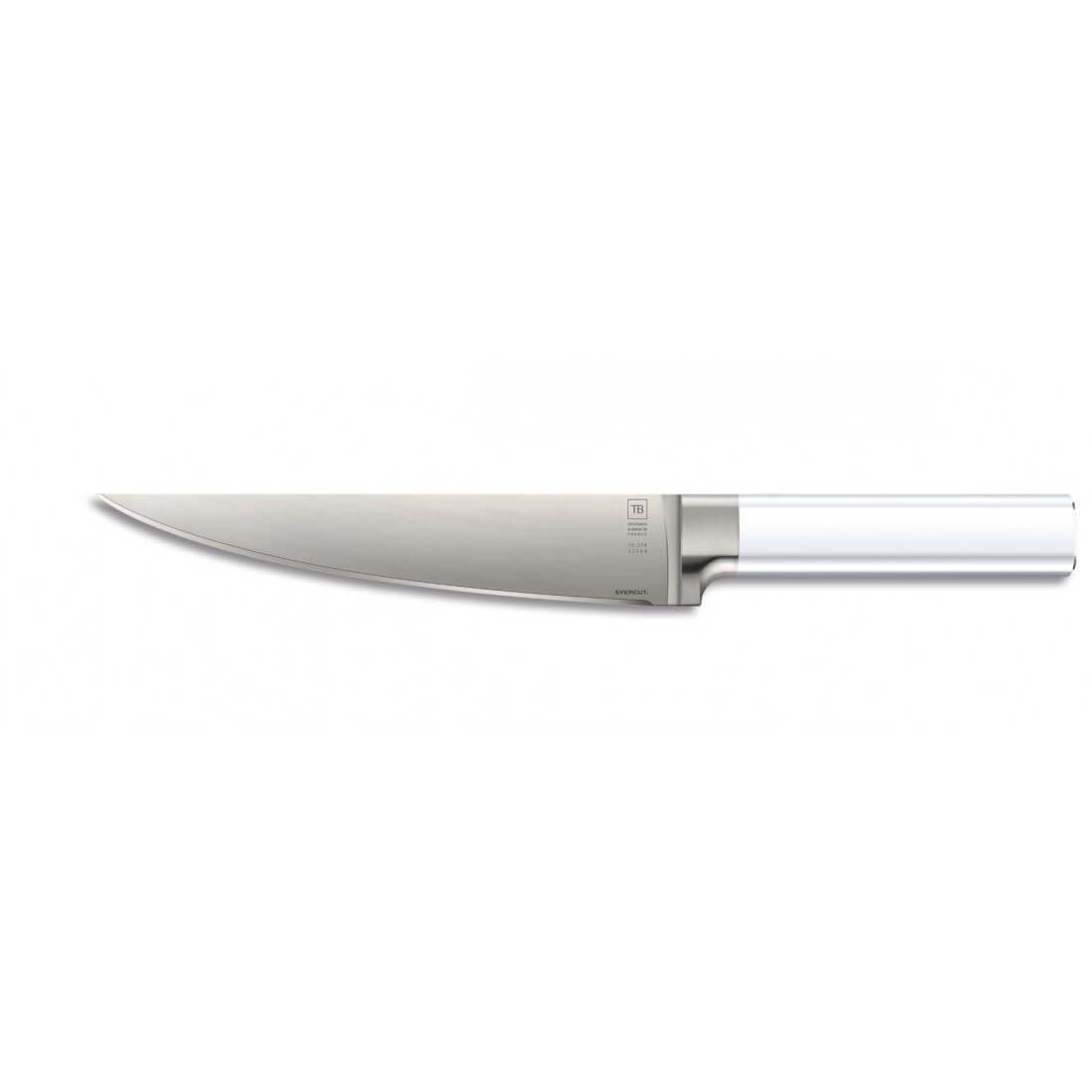 Couteau de cuisine Evercut Origine Collector 20cm manche blanc