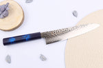 Couteau de chef japonais 21cm Sakai Takayuki Nanairo Blue Damas VG10