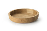 Plateau de service rond Continenta en chêne Ø20x4,3cm