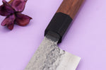 Couteau santoku 16,5cm japonais artisanal Makoto Kurosaki VG7 Damas martelé