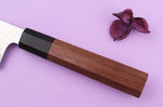 Couteau santoku 16,5cm japonais artisanal Makoto Kurosaki VG7 Damas martelé