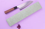 Couteau santoku 16,5cm japonais artisanal Makoto Kurosaki VG7 Damas martelé