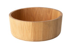 Saladier Continenta en bois de chêne Ø26x10,3cm