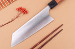 Couteau bunka japonais artisanal Shibata Koutetsu R2 18cm