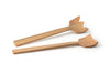 Set de 2 couverts à salade Continenta en bois de chêne 30,5cm