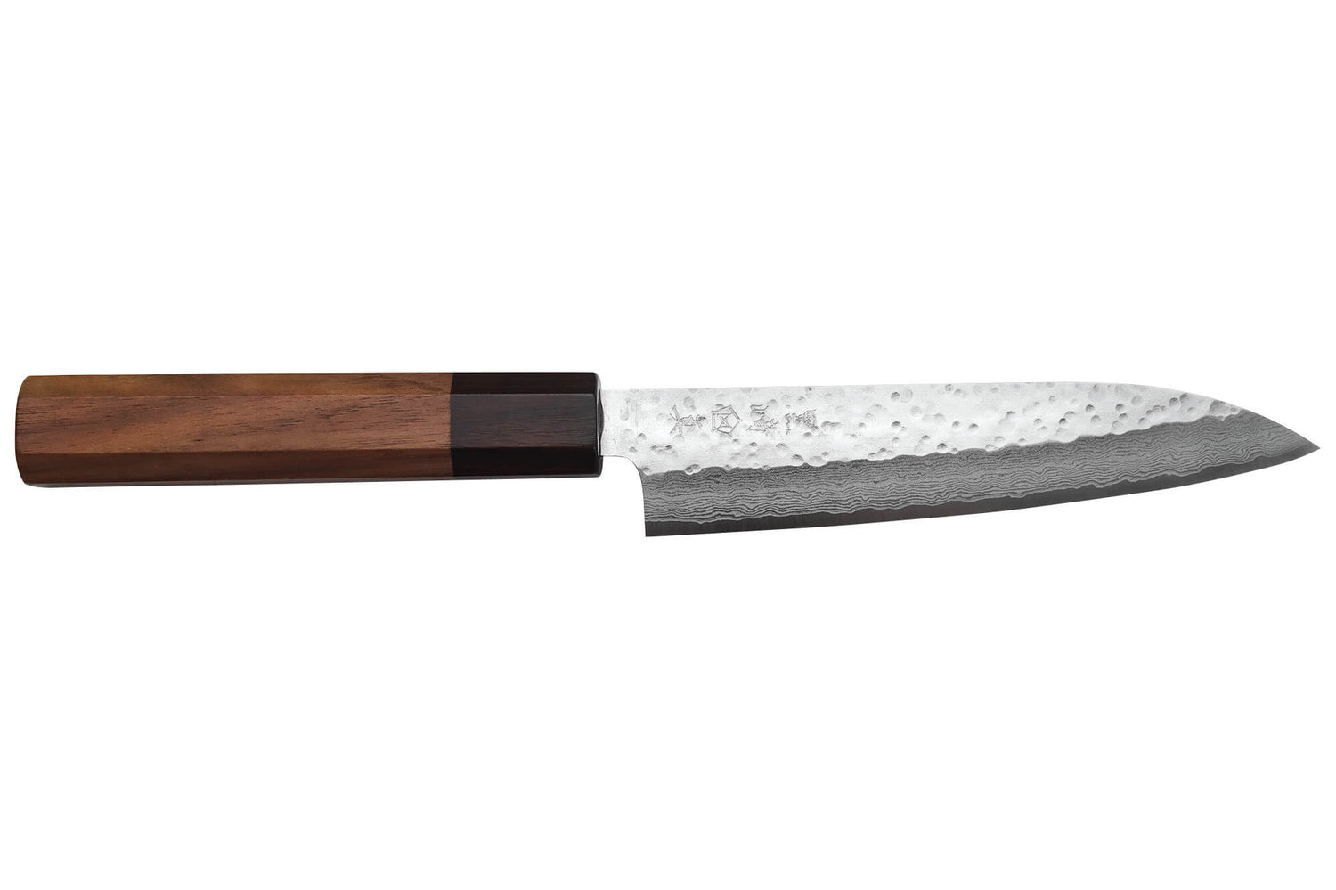 Couteau universel 13,5cm japonais artisanal Makoto Kurosaki VG7 Damas martelé