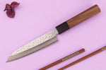 Couteau universel 13,5cm japonais artisanal Makoto Kurosaki VG7 Damas martelé