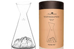 Carafe à eau Alaskan Maker Topographic Mont Blanc en verre cristallin