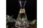 Carafe à eau Alaskan Maker Topographic Mont Blanc en verre cristallin