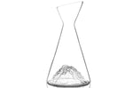 Carafe à eau Alaskan Maker Topographic Mont Blanc en verre cristallin
