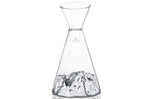 Carafe à eau Alaskan Maker Topographic Mont Blanc en verre cristallin
