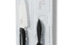 Coffret KYOCERA couteau d'office 11 cm + Eplucheur céramique manches noirs