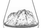 Carafe à eau Alaskan Maker Topographic Mont Blanc en verre cristallin