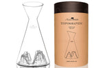 Carafe à eau Alaskan Maker Topographic Grand Canyon en verre cristallin