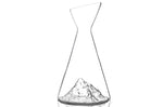 Carafe à eau Alaskan Maker Topographic Mont Cervin en verre cristallin