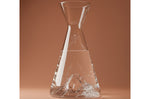 Carafe à eau Alaskan Maker Topographic Pic du midi en verre cristallin