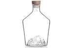 Carafe à spiritueux Alaskan Maker Topographic Mont Blanc en verre cristallin