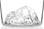 Carafe à spiritueux Alaskan Maker Topographic Mont Blanc en verre cristallin