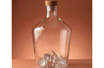 Carafe à spiritueux Alaskan Maker Topographic Mont Everest en verre cristallin
