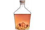 Carafe à spiritueux Alaskan Maker Topographic Mont Everest en verre cristallin